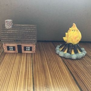 Campfire & Cabin Salt & Pepper Shakers